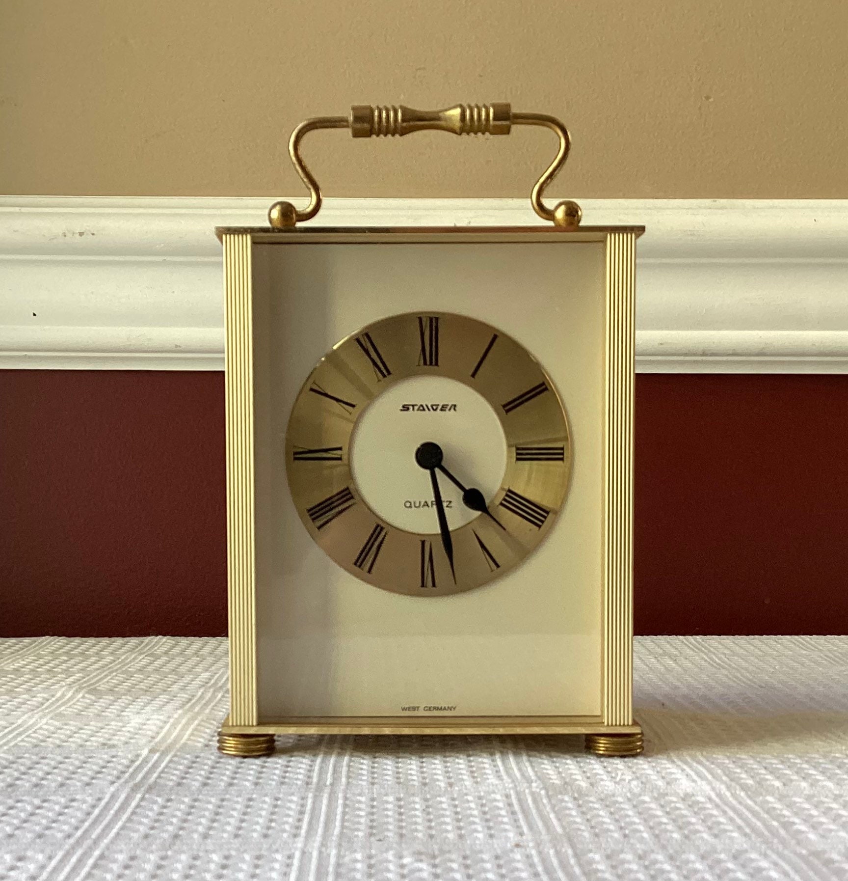 Vintage Staiger Quartz Clock Made in West Germany Working - Etsy Canada