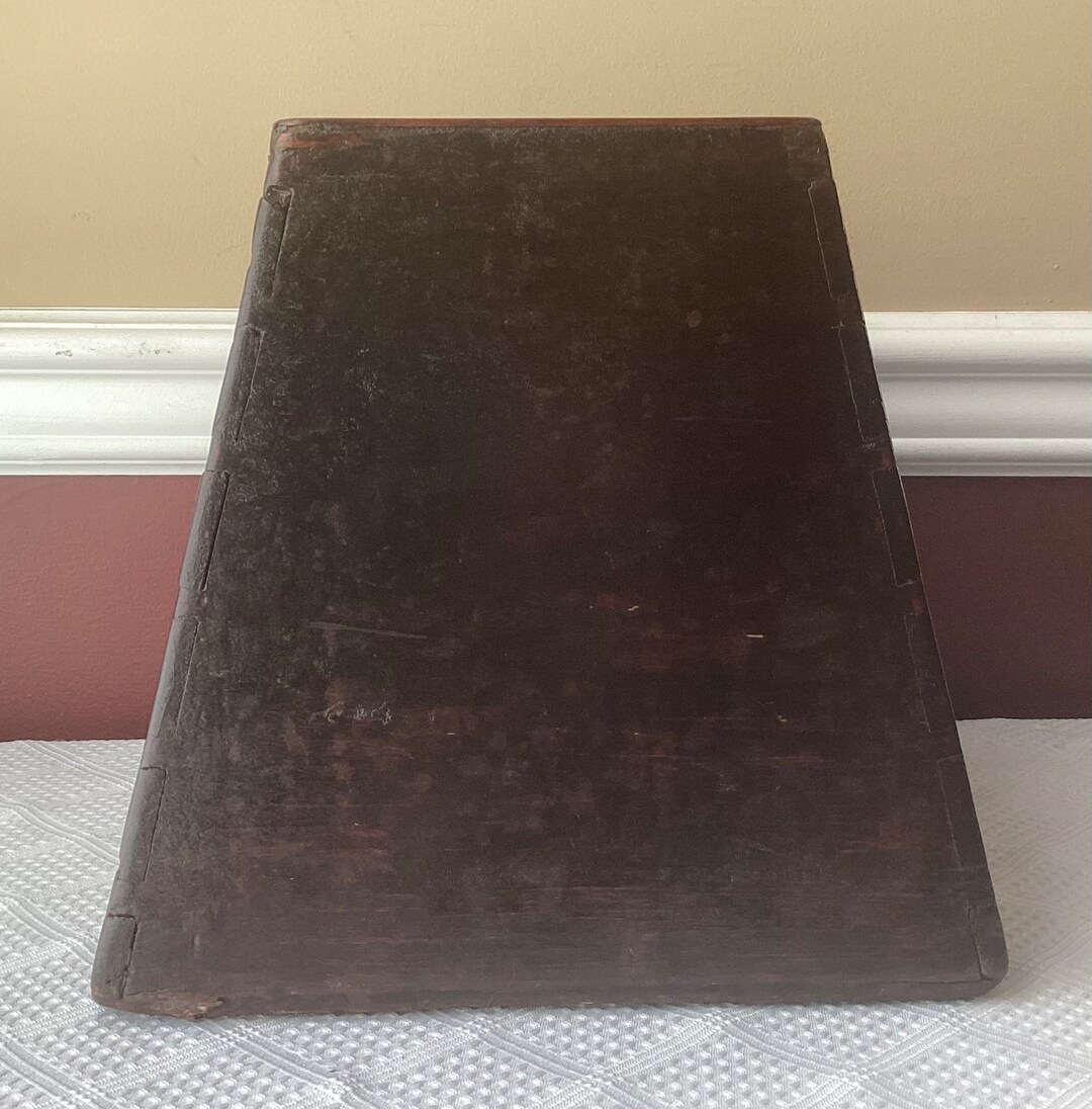 Antique Wooden Rice Bucket Etsy