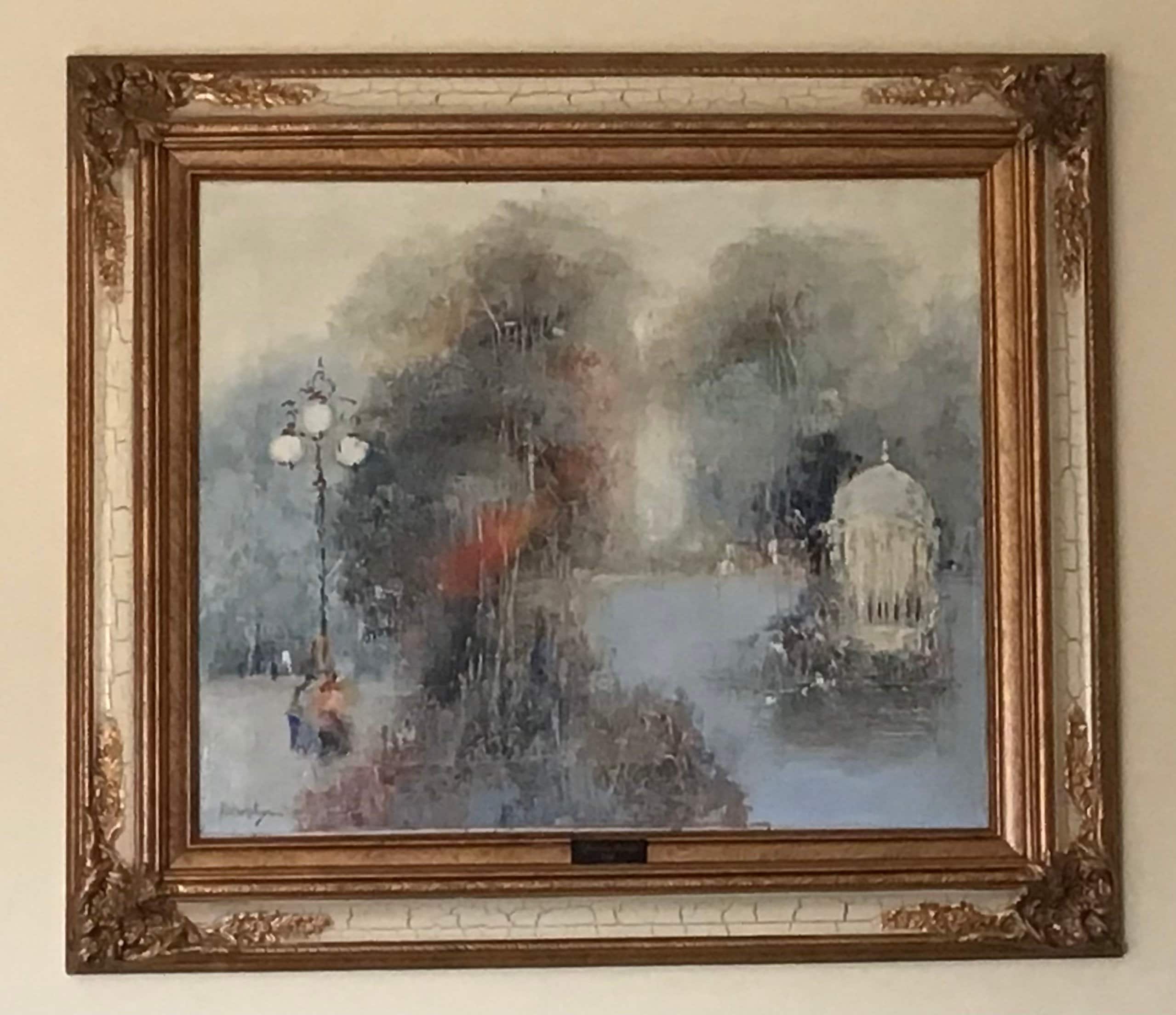 Vintage Oil on Canvas Painting by Francesco (paco) Moreno Ortega
