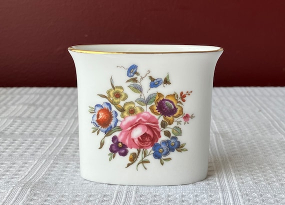 Vintage Royal Worcester Bone China Toothpick Holder, Made in