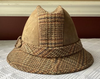 Fedora Rusty Brown Wool Hat/rare Elegant Dark Amber Fall  display picture 1