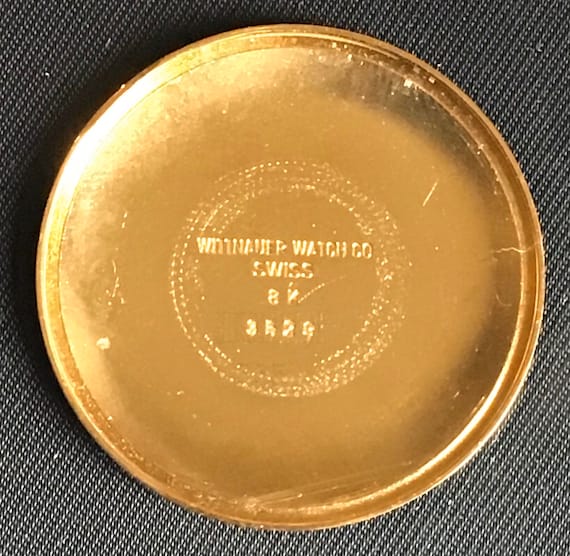 Vintage Wittnauer Geneve Swiss 8k Gold Wind Up Pocket Gem