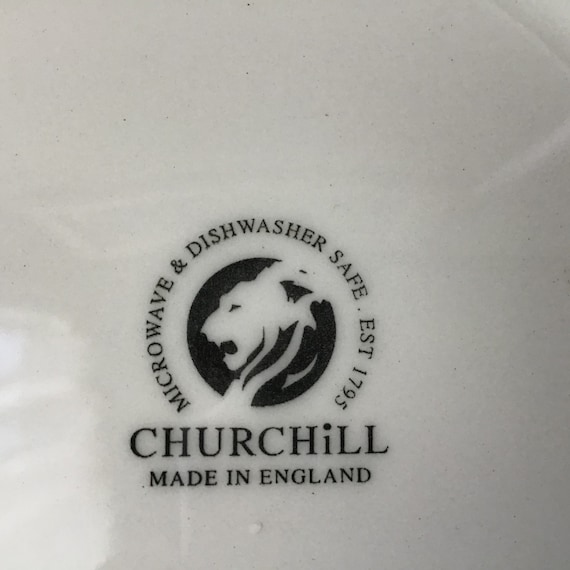 Vintage Churchill Porcelain Plate Made in England, 10” - Etsy