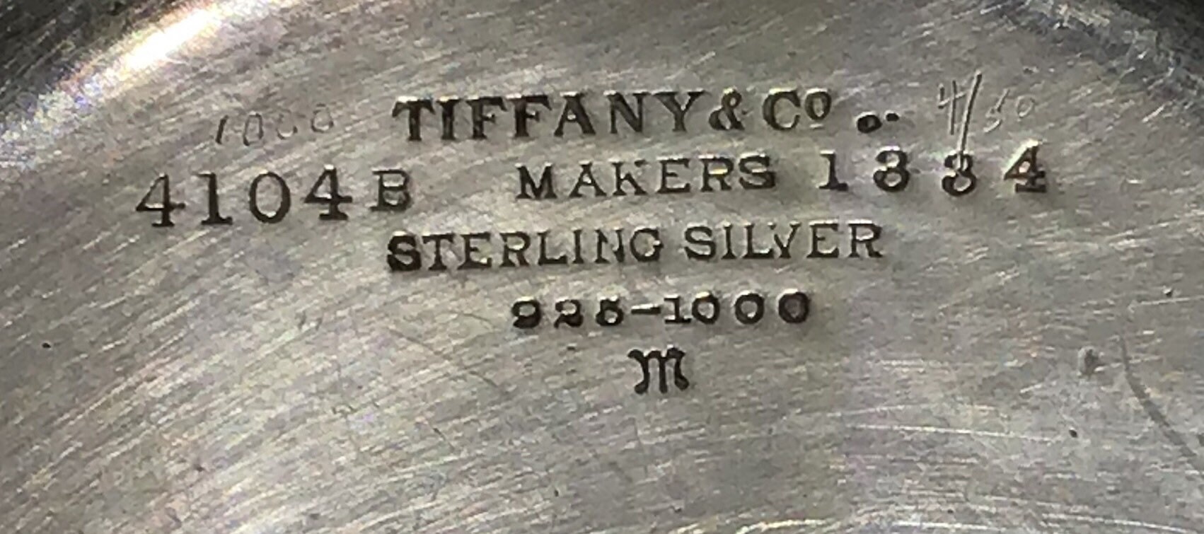 Tiffany & Co. Sterling Silver (925) Baby Cup, Engraved Pauline