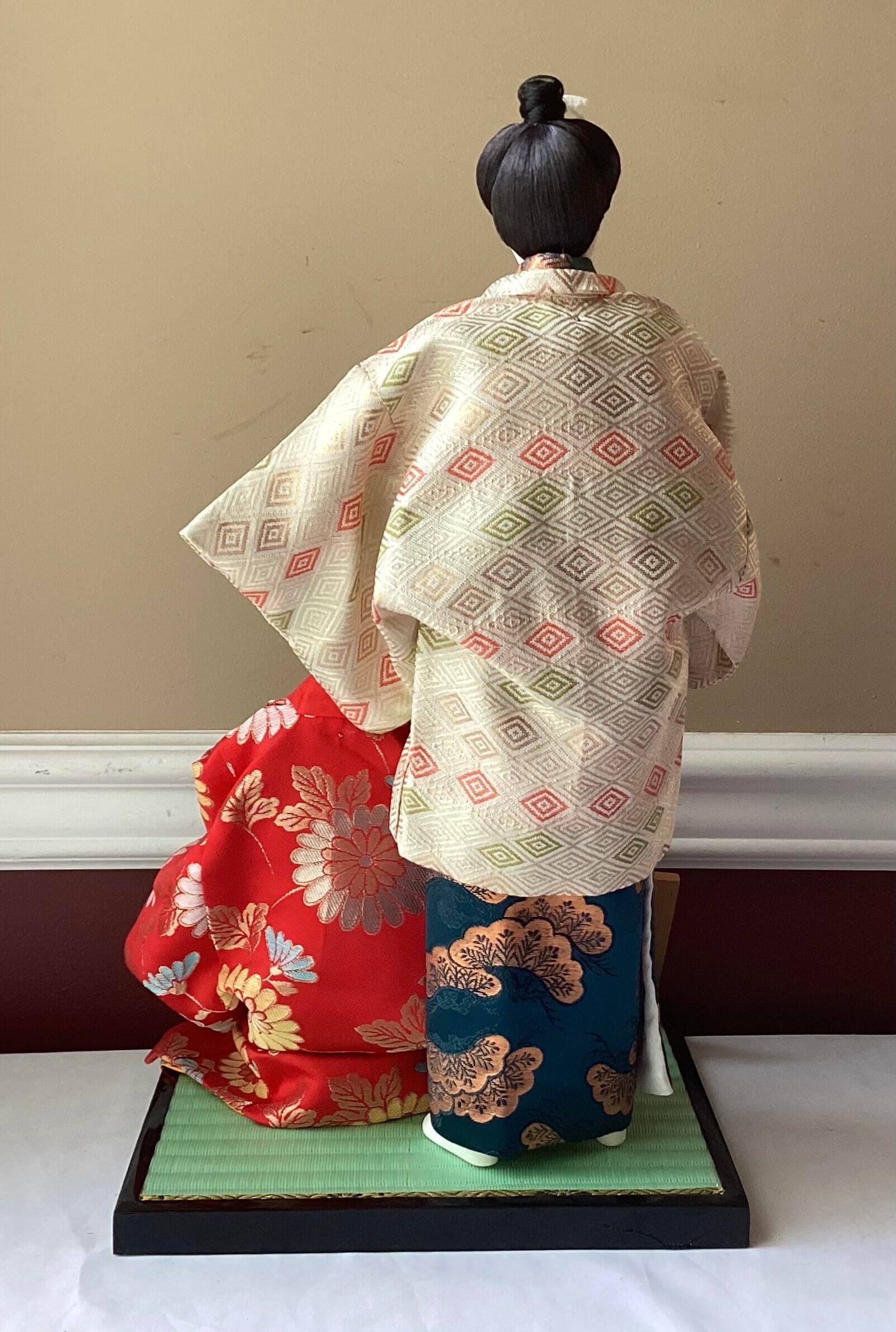 Vintage Japanese Ryukyu Dolls, 18.5