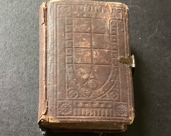 19th Century Antique Pocket Bible condition, 5 1/2 X 4 X 1 3/8 Etsy