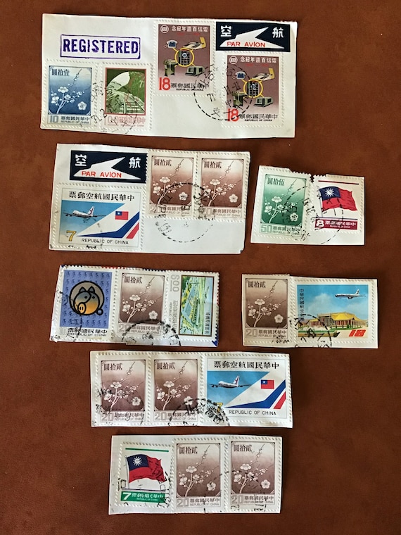 Lot of 20 Vintage Chinese Postage Stamps - Etsy display picture 1