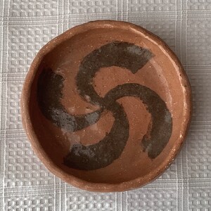 VTG Studio Pottery Bowl, Hand Painted Marked LGS, 4 3/4” Wide, for Decoration