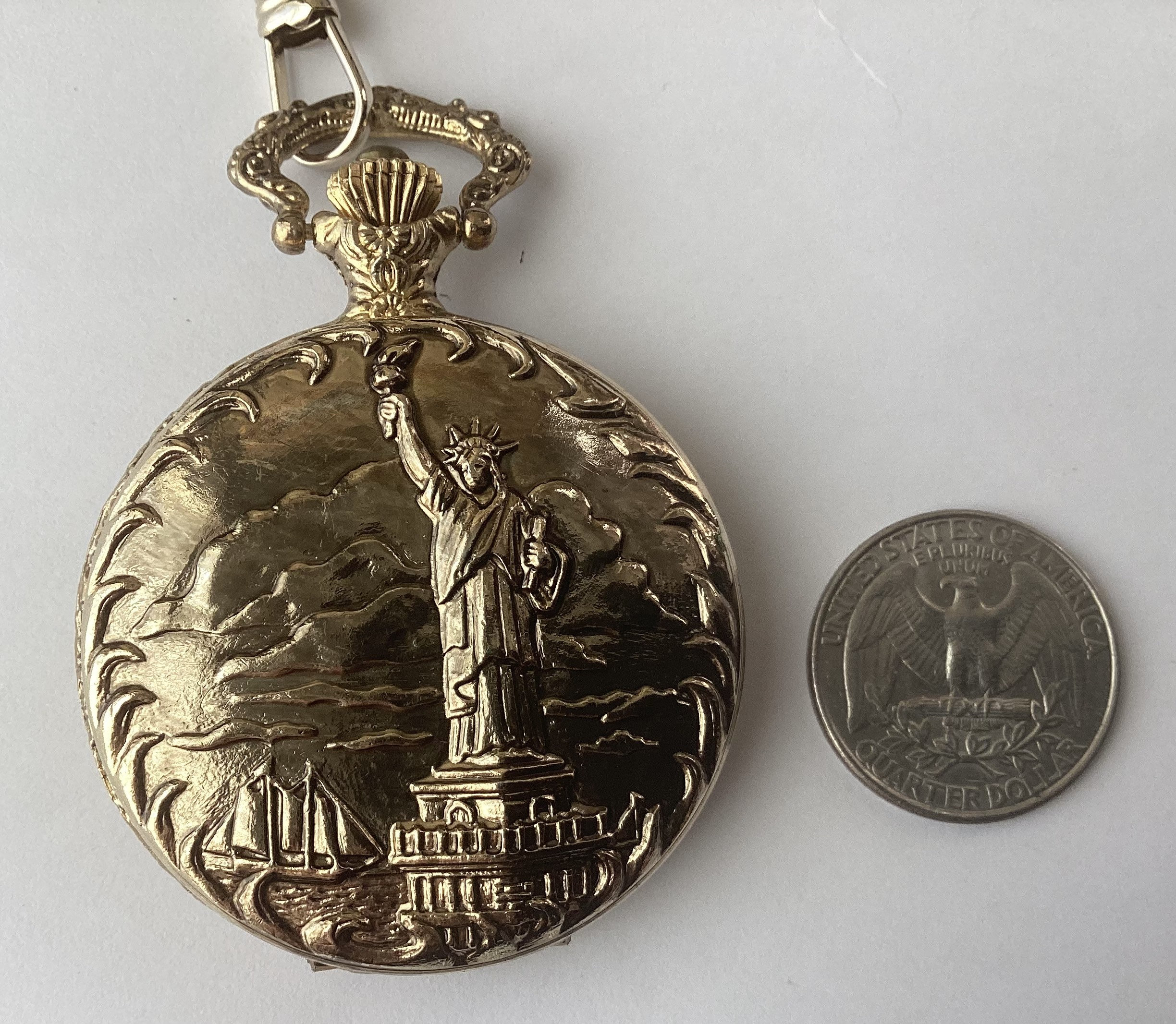 1896 1986 Olympic Ltd Edt Commemorative Quartz Pocket Watch