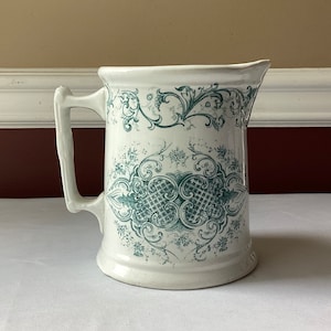 Rare Antique “Kronstadt” [Russia] Ridgways Royal Semi Porcelain Pitcher, England
