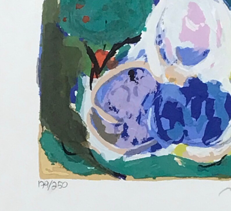 Signed And Numbered 179250 Amos Yaskil Limited Edition Silkscreen