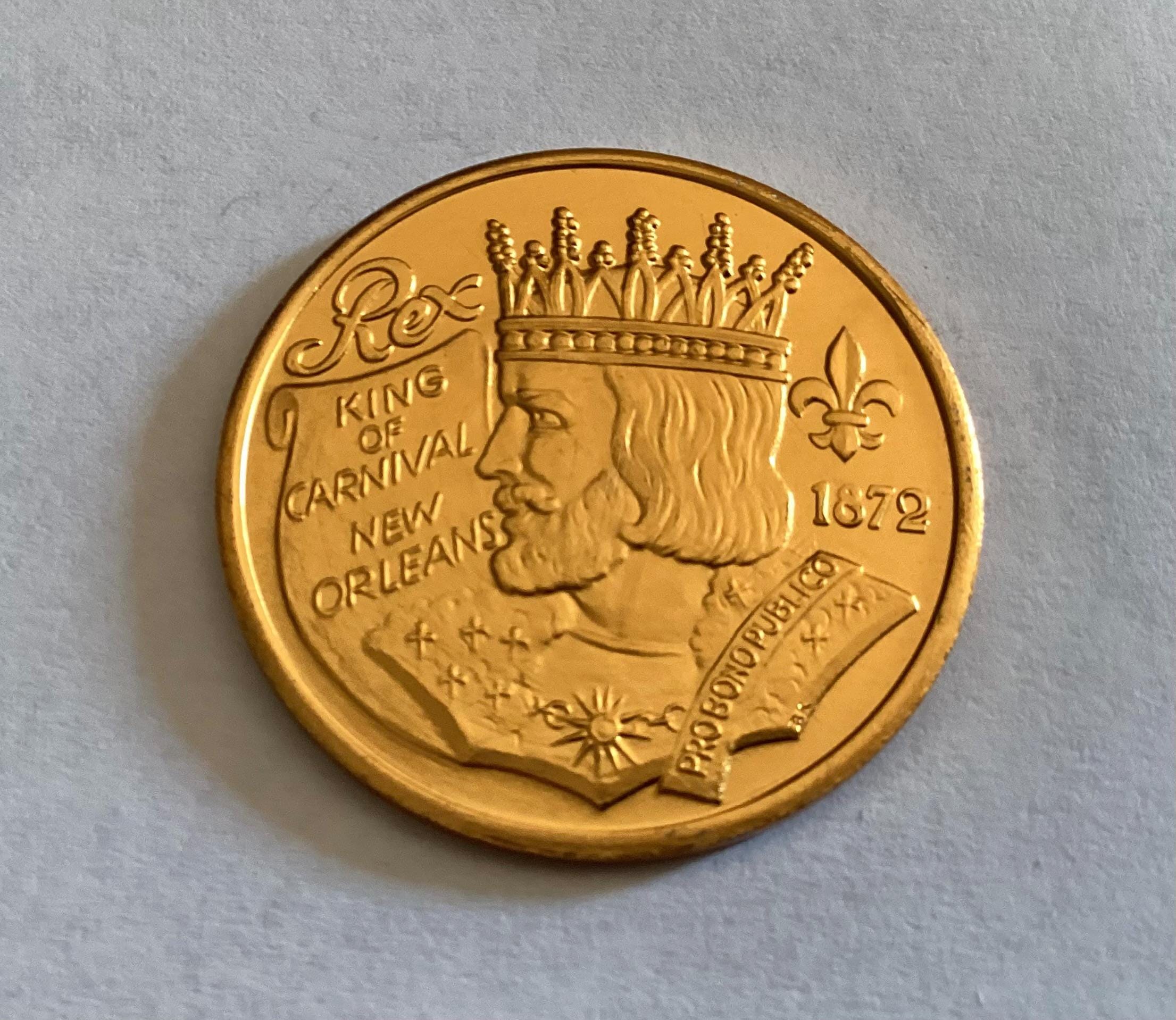 Vintage 1972 Mardi Gras Token 