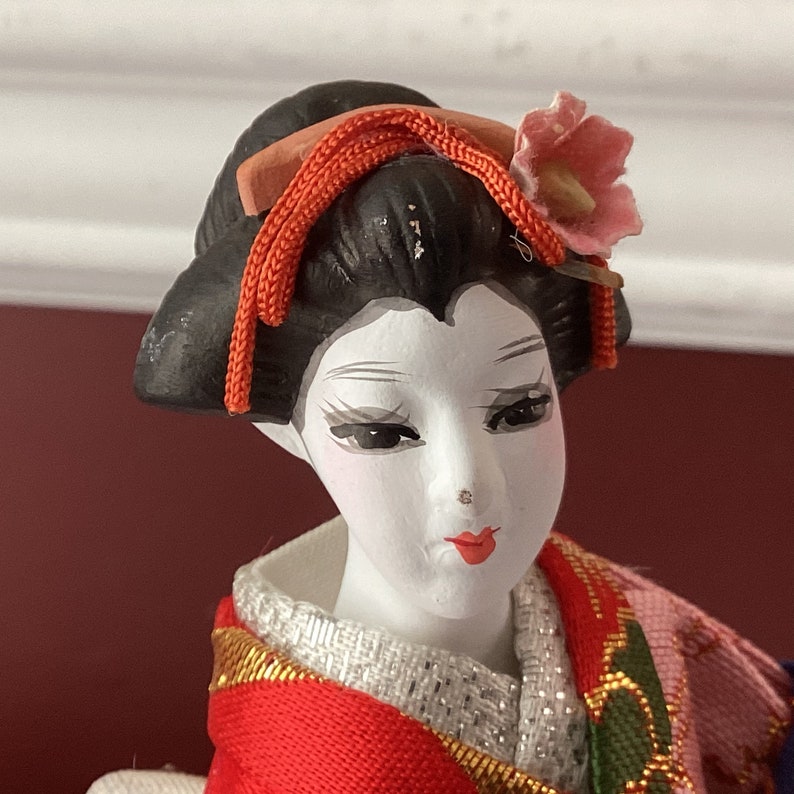 Pair of Vintage Japanese Traditional Dolls Ladies in Kimono - Etsy