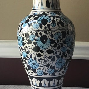 Vintage Chinese Porcelain Vase, Unmarked, 14&quot; Tall