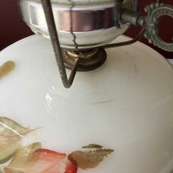 Vintage Milk Glass Parlor Lamp (working), 17 1/4” Tall - Etsy