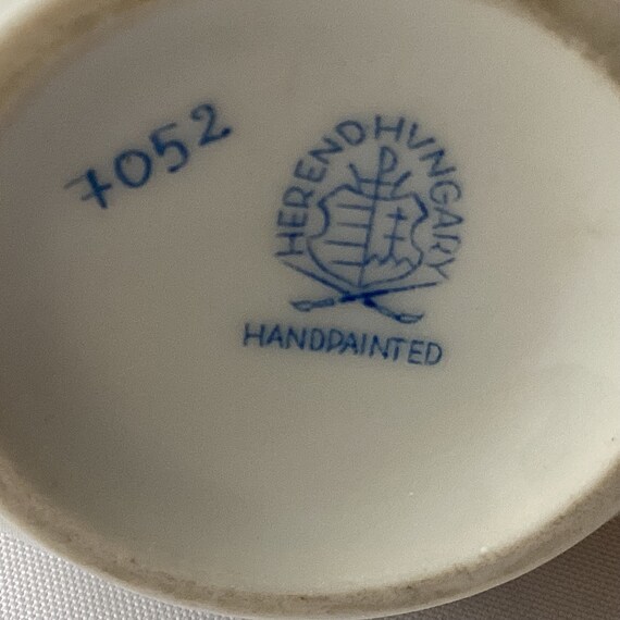 Vintage Herend Chinese Bouquet Rust Porcelain Bud Vase, Hungary, 6