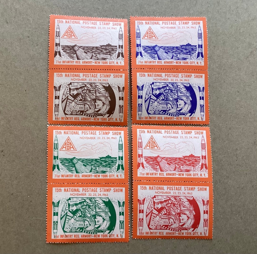 Lot of Six 15th National Stamp Show, 71th Infantry Reg. Armory, N.Y ...