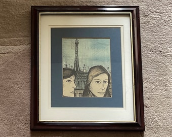 BERNARD BUFFET - Original Paris Vintage Exhibition Poster - C1960s