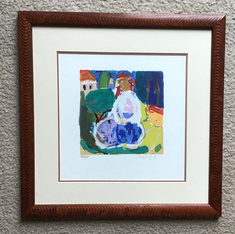 Signed And Numbered 179250 Amos Yaskil Limited Edition Silkscreen