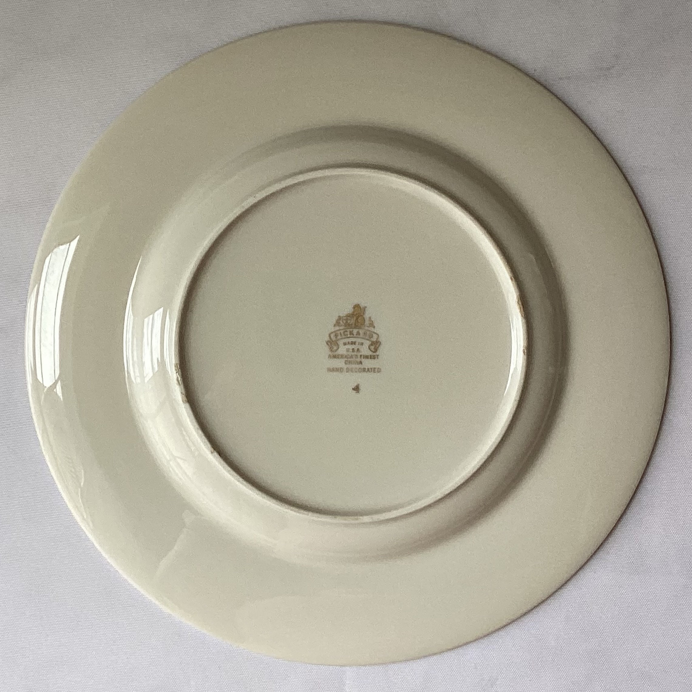 Rare VTG Pickard China Salad Plate Great Seal United States