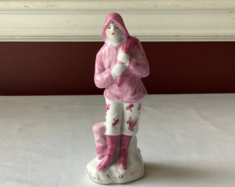 Vintage Japanese (?) Victorian-style Porcelain Figurines