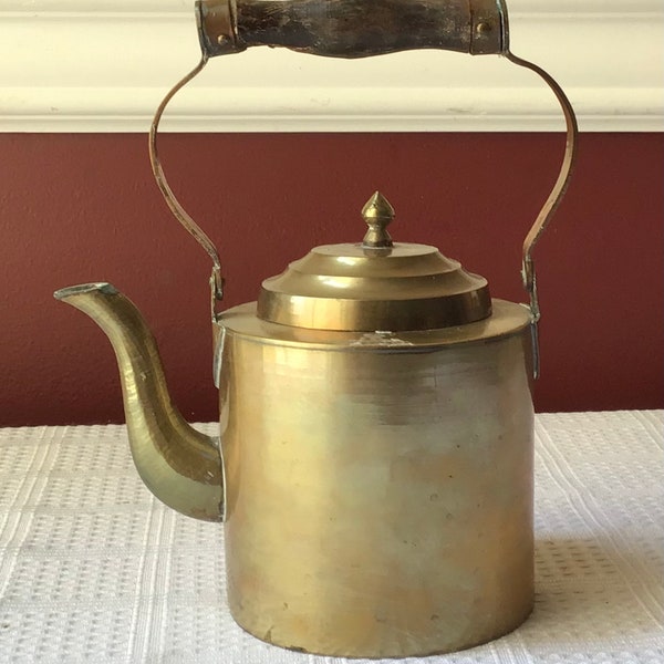 Antique Chinese Brass Teapot Etsy
