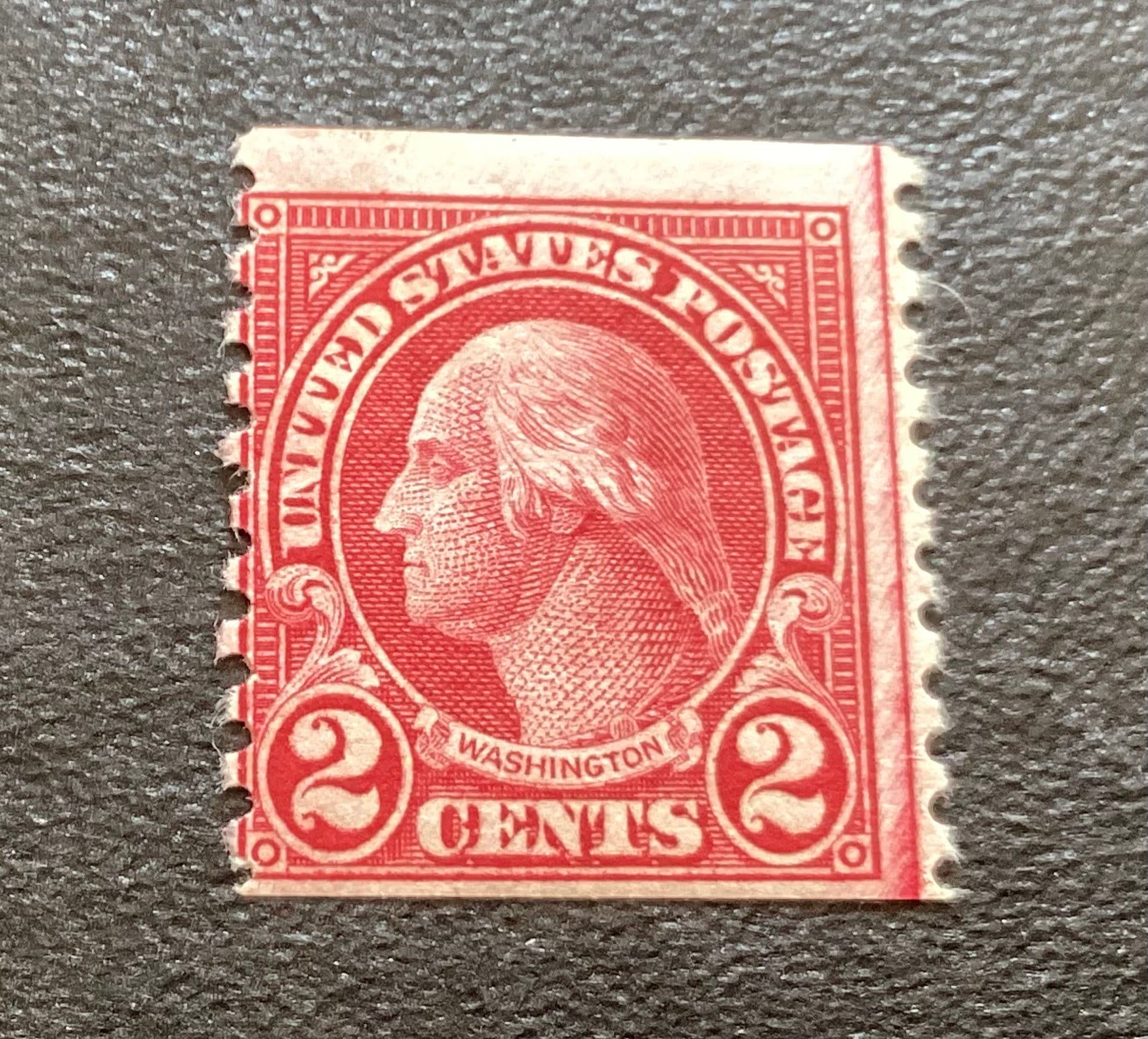 2 Cent Red Stamp - Etsy