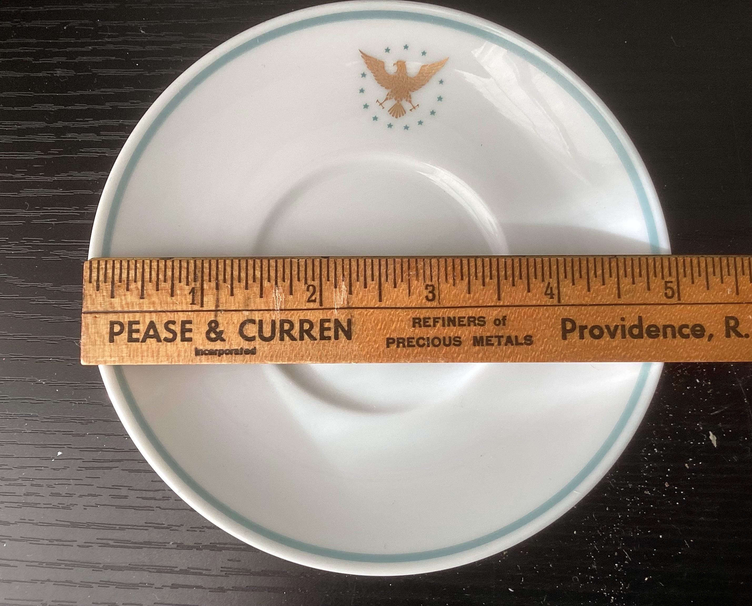 VTG Pan Am Airlines Porcelain Saucer, 