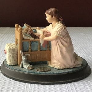 Vintage Norman Rockwell, Hush-A-Bye, Resin Figurine (Ltd Edition)