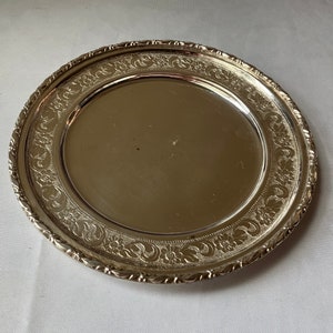 Vintage N. E. Silver Plate, Marked, 6 3/8&quot; W/ New England Silver Plate