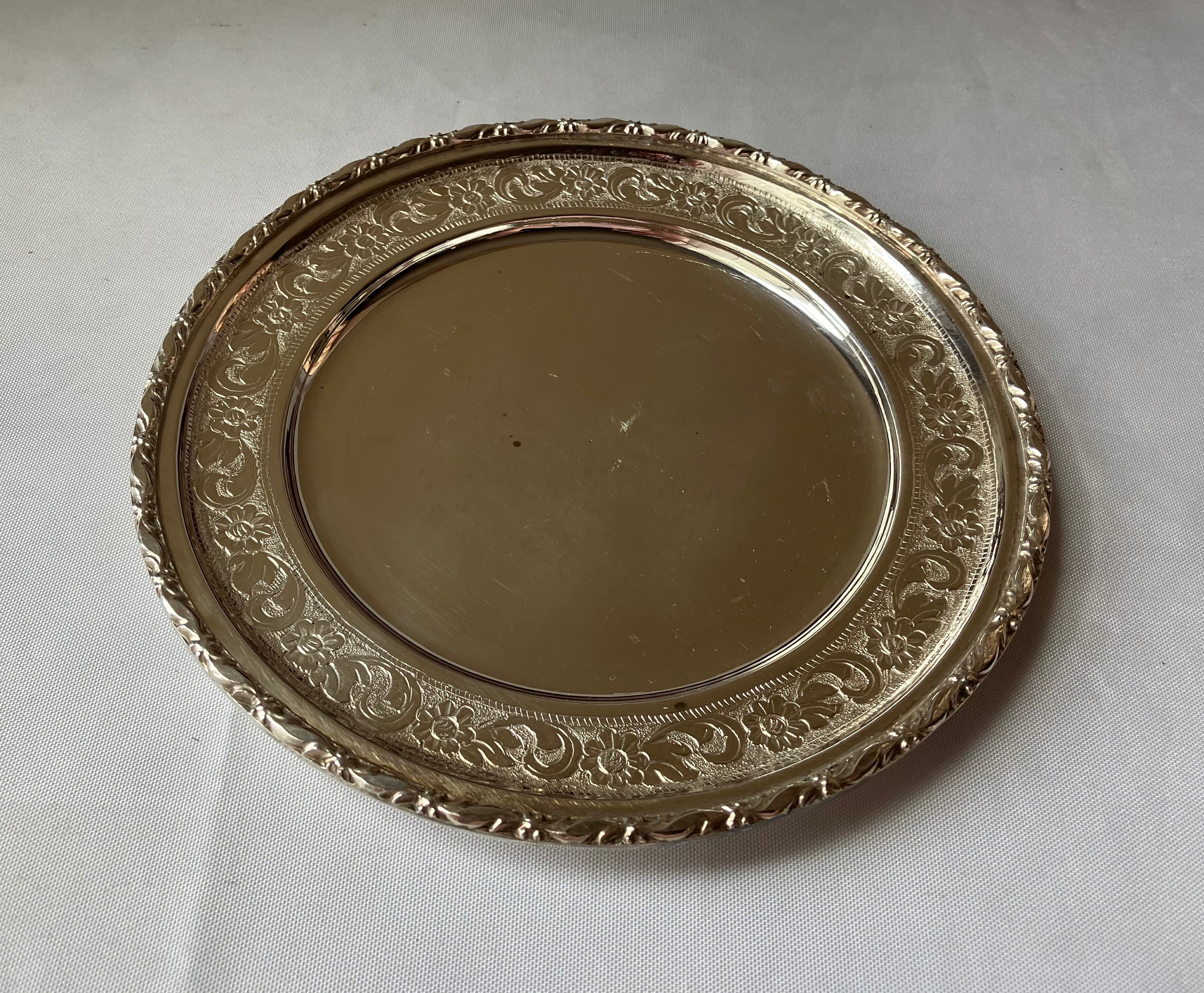 ヴィンテージ　NEW ENGLAND SILVER PLATE CO.　プレート New England Silver Plate - Etsy