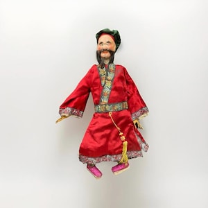 Antique Late Qing Dynasty Chinese Opera Doll, Chaozhou Puppet