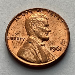US 1961 Lincoln Cent Penny