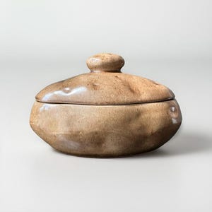 Vintage Atlantic Mold Ceramic Pottery Baked Potato-shaped Serving Dish, USA