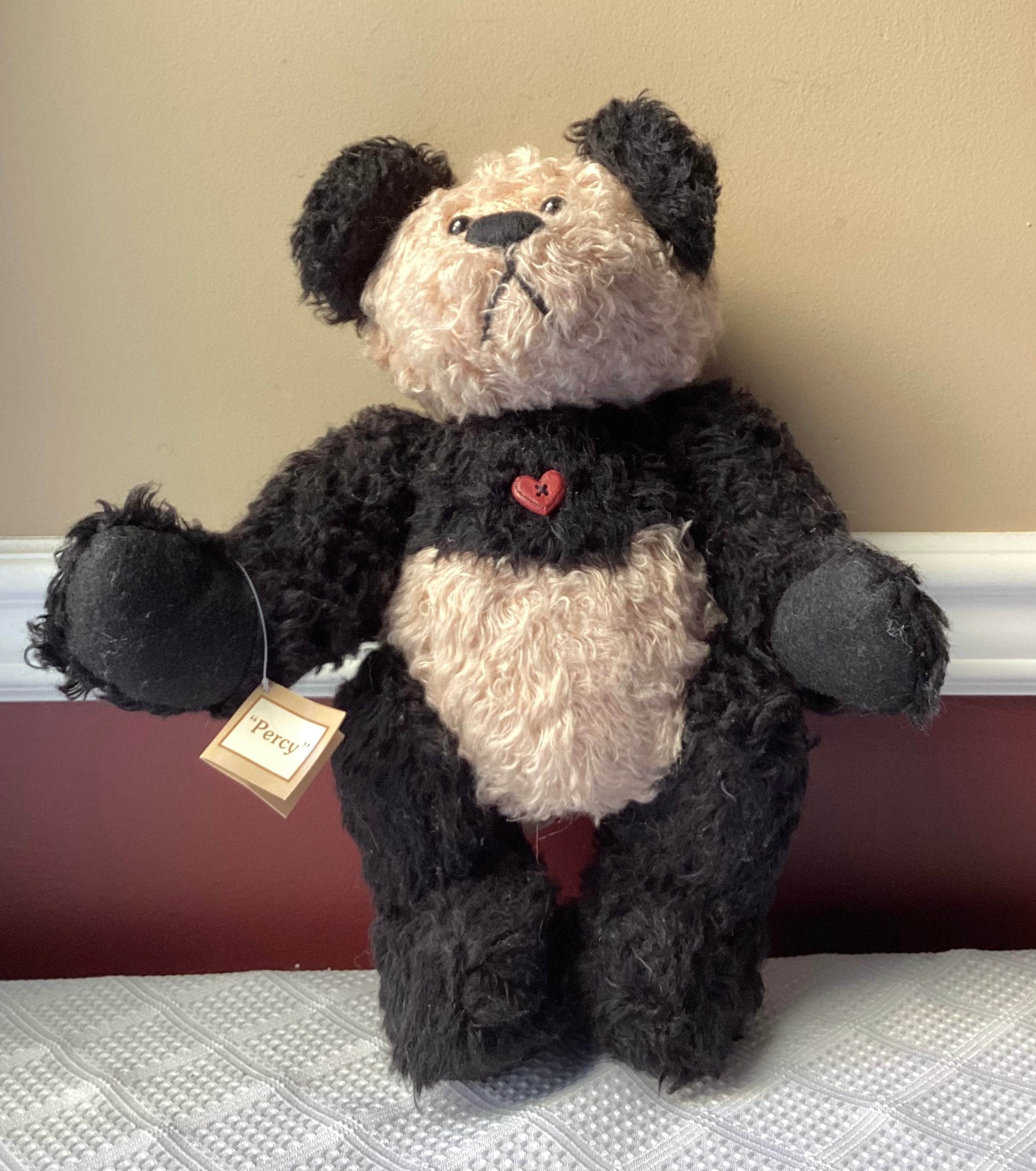 Vintage Ashton Drake “percy” Teddy Bear Designed by Pamela Wooley
