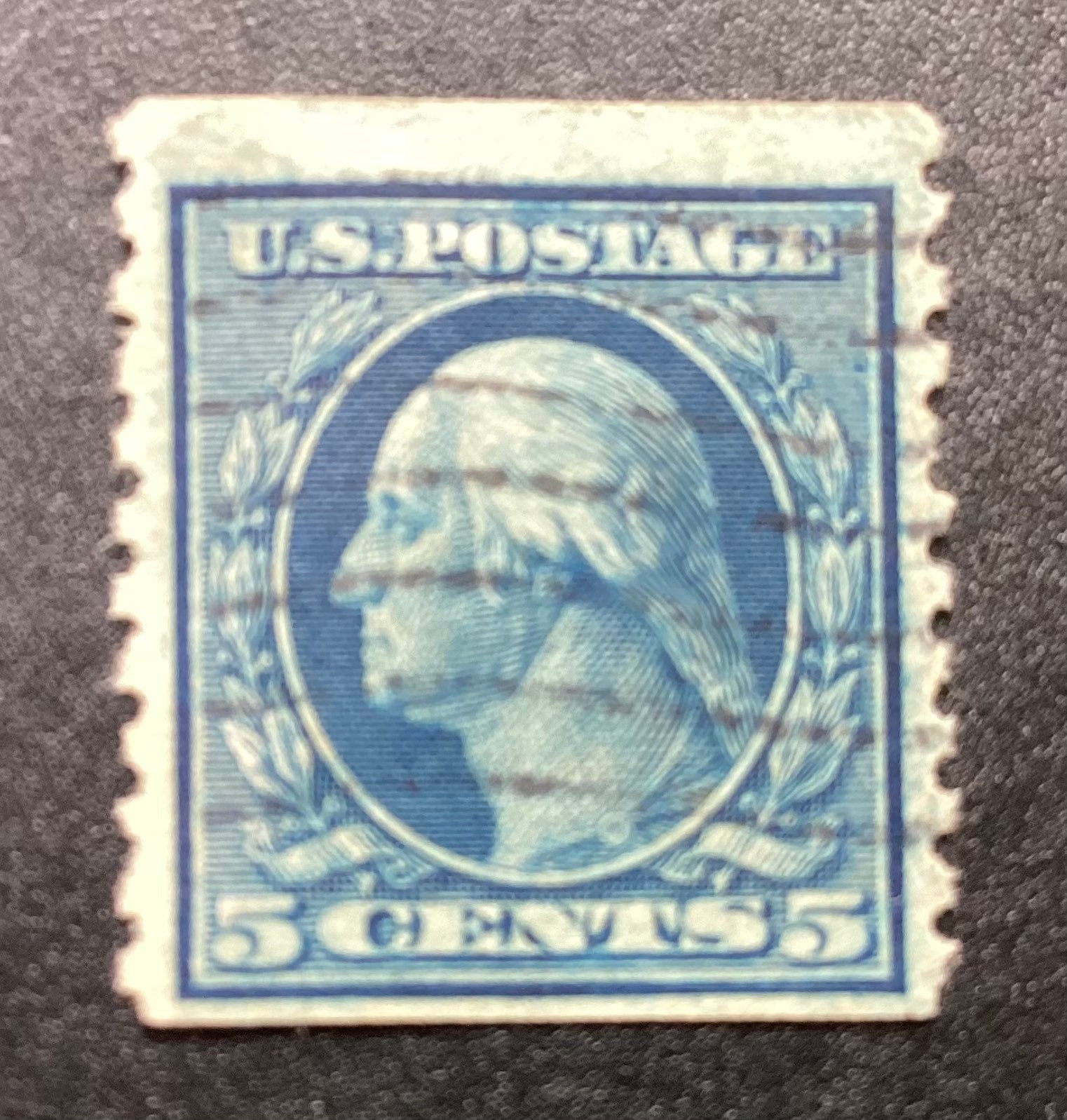 George Washington 5 Cent Stamp, 1919, Scott #496, Lot #704 - Etsy  display picture 1