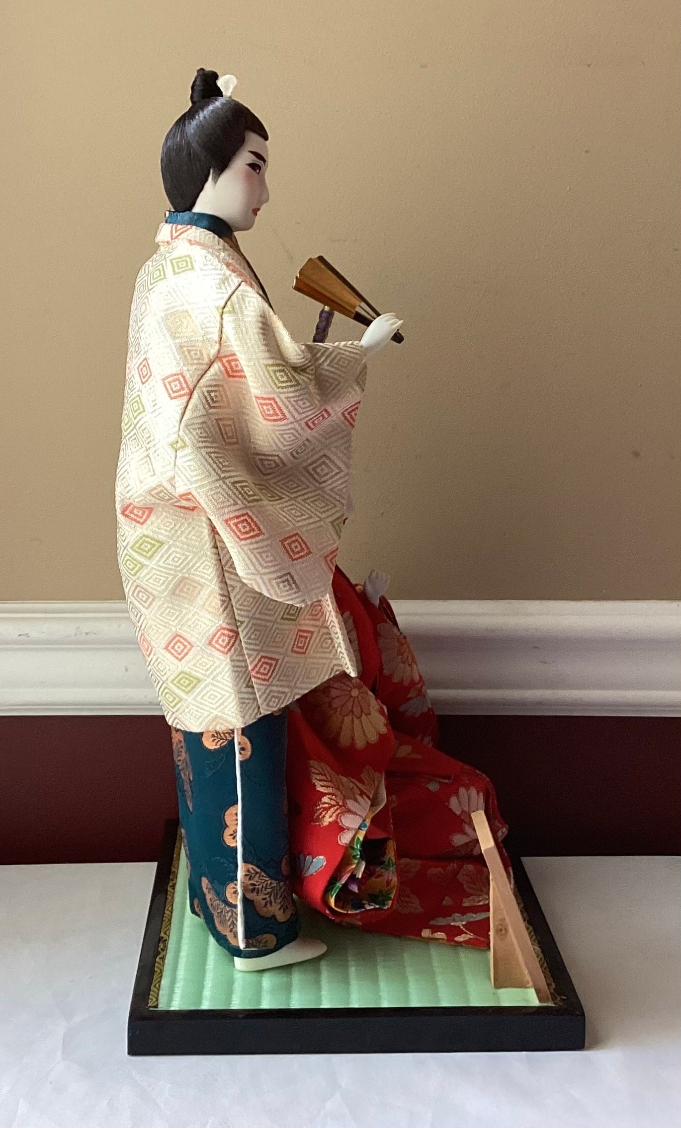 Vintage Japanese Ryukyu Dolls, 18.5