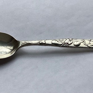 Antique Tiffany & Co. Vine Gourde Sterling Silver Spoon, 6" L, 31 Grams