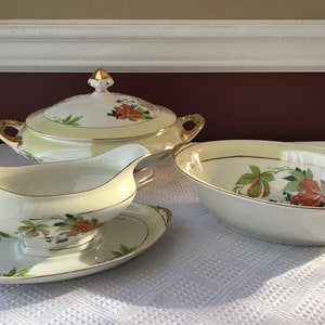 Lot Of 4 Piece Vintage AMC Germany Porcelain Serving Ware