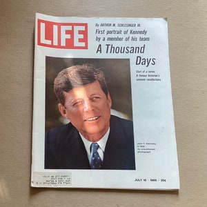 Vintage Life Magazine July 16, 1965 - Kennedy/ A Thousand Days