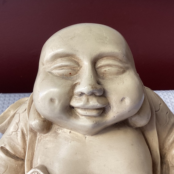 Vintage Chinese Happy Buddha Statue, 6 1/4” Tall - Etsy