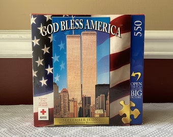 Master Pieces 550 Piece Puzzle September 11, 2001 World Trade Center Remembrance