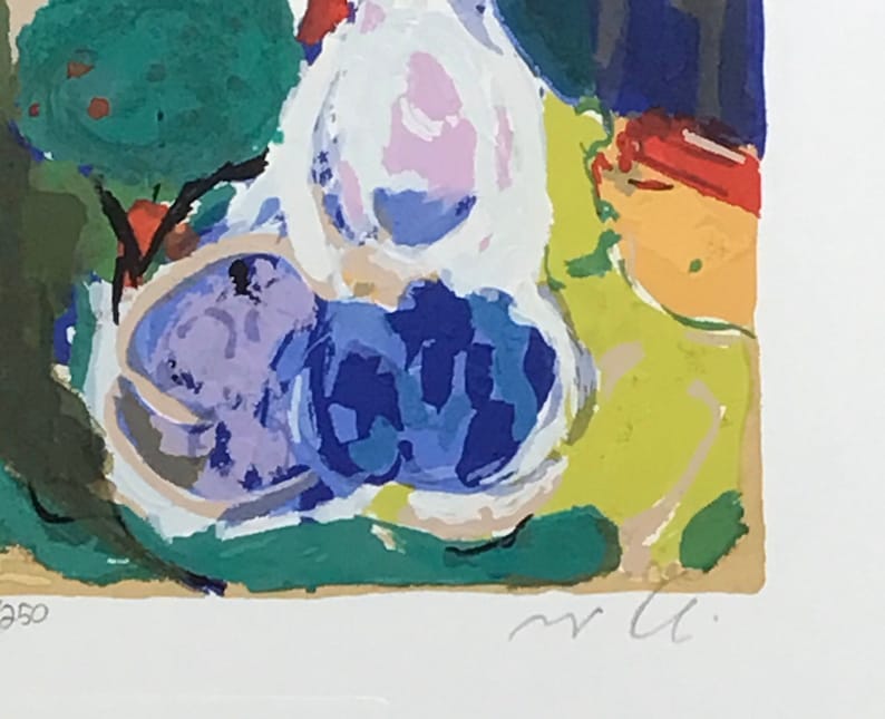Signed And Numbered 179250 Amos Yaskil Limited Edition Silkscreen