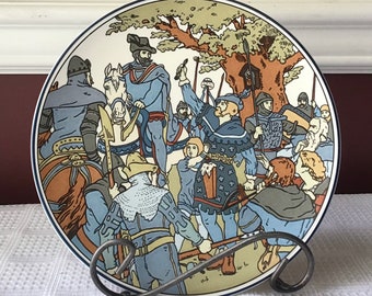 Vintage Heinrich Villeroy & Boch Wilhelm Tell Anno Limited Edition Wall Hanger Plate, Galleria Ceramica Serie