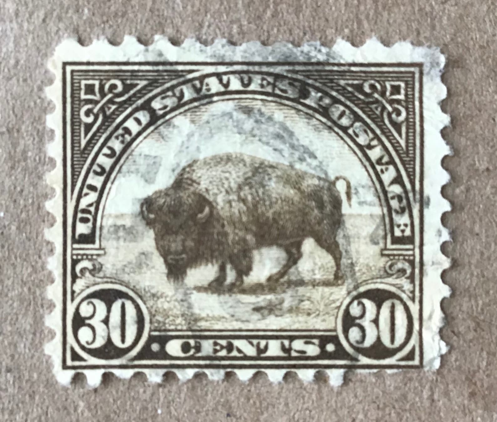 USA Scott 700 30 Cent Buffalo Stamp 1931 Etsy