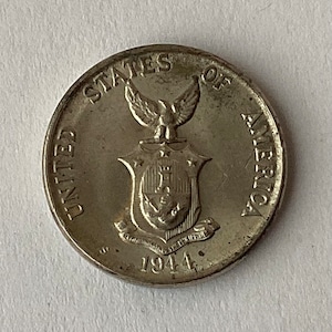 1944-s Five Centavos Filipinas United States of America Coin/ Philippines Coin