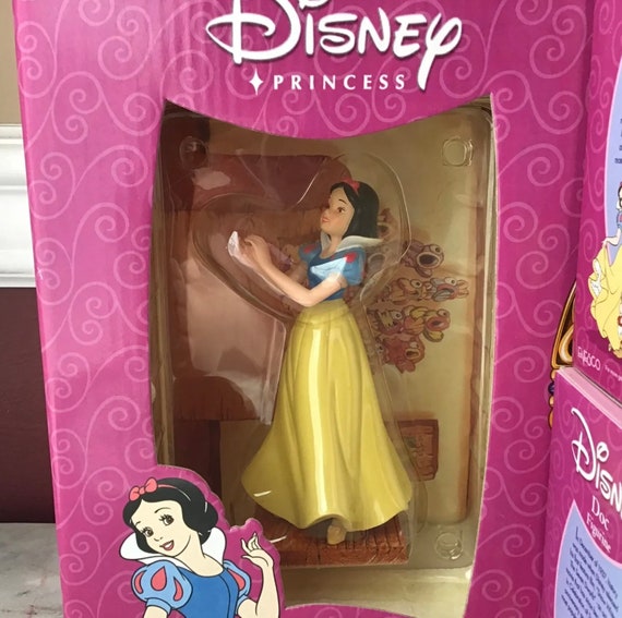  Enesco Disney Traditions by Jim Shore Wood Carved Snow White  Figurine,Blue : Home & Kitchen