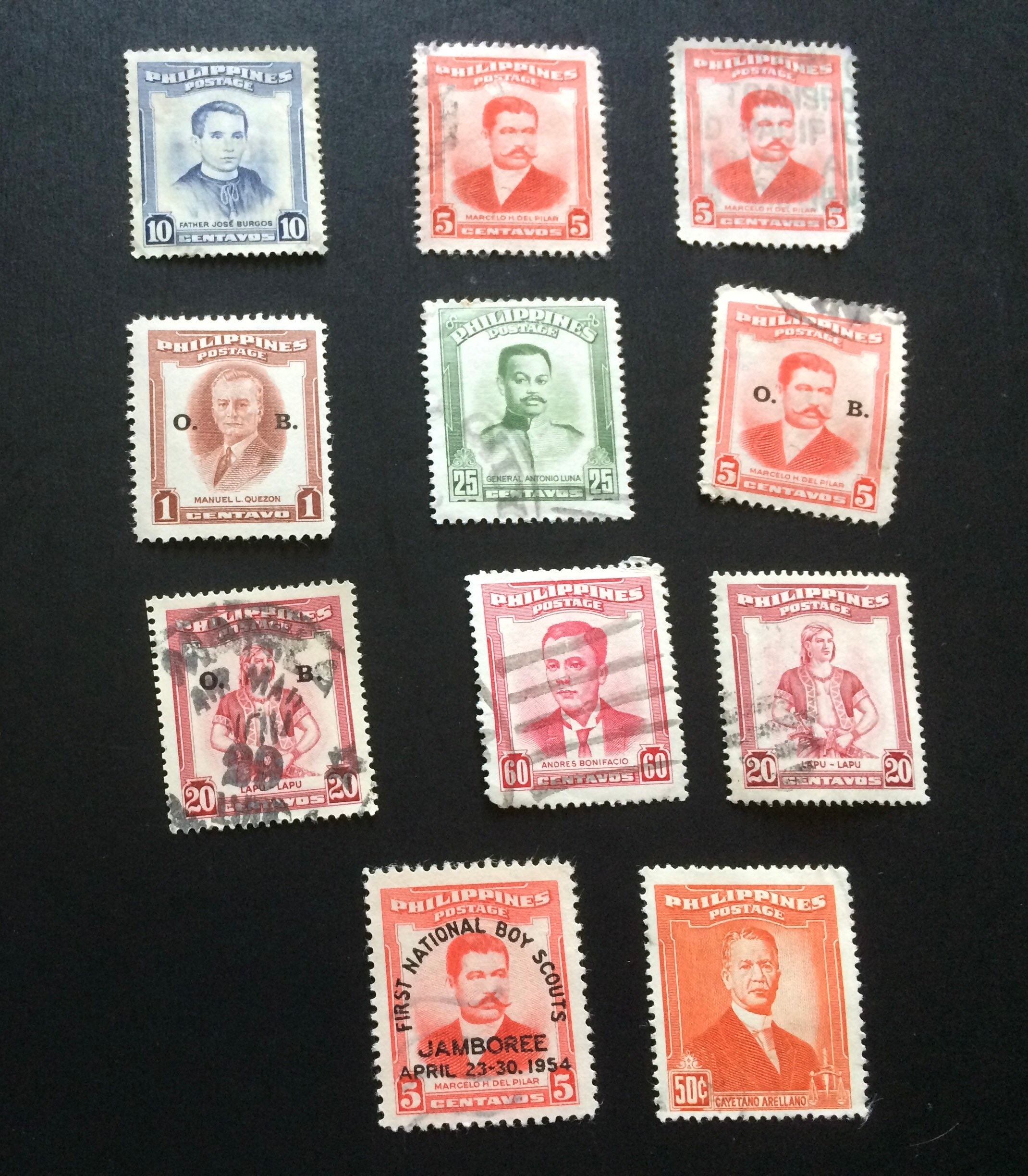 Vintage Philippine Stamps - Etsy
