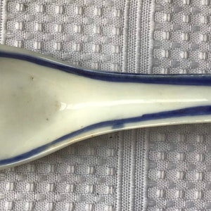 Antique 19th Century Chinese Porcelain Spoon