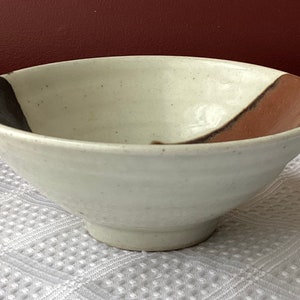 Vintage Japanese Handmade Ceramic Bowl, Unmarked, 5 5/8” W x 2” T